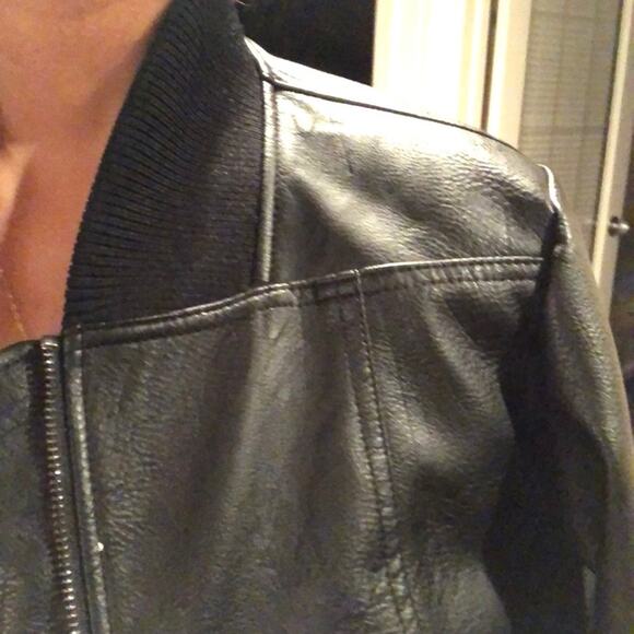 Prologue Faux Leather Black Jacket - Picture 3 of 4